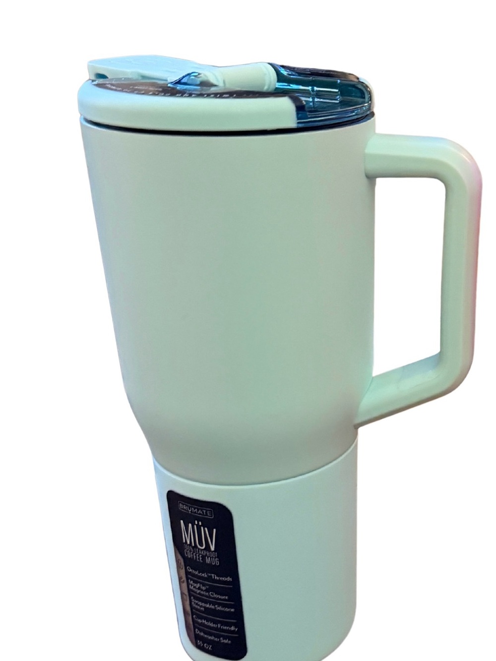 Brumate MÜV Travel Coffee Mug with Handle - Insulated Portable Tumbler - 35oz